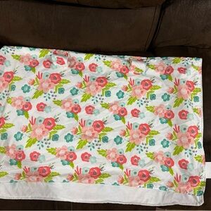 Baby girl car seat carrier privacy cover. New without tags
